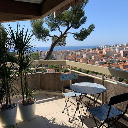 Nice, Grand Studio - Piscine - Terrasse Vue Mer Apartment ภายนอก รูปภาพ