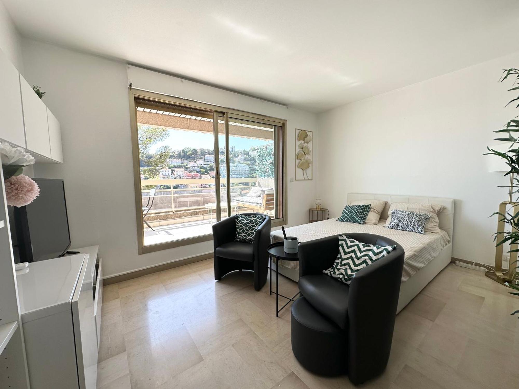 Nice, Grand Studio - Piscine - Terrasse Vue Mer Apartment ภายนอก รูปภาพ