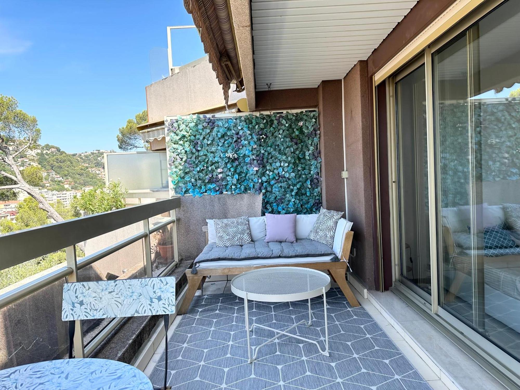 Nice, Grand Studio - Piscine - Terrasse Vue Mer Apartment ภายนอก รูปภาพ